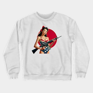 Pinup Girl Crewneck Sweatshirt